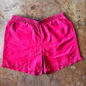 Llbean vintage red swim trunks
